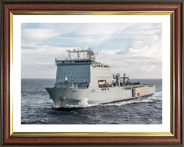 RFA Lyme Bay L3007 | Photo Print | Framed Print | Bay Class | Auxiliary Dock | Royal Fleet Auxiliary Hampshire Prints