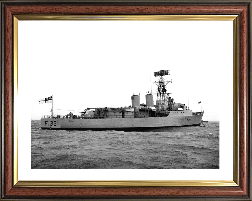 HMS Tartar (F133) Photo Print - At Sea 1963 - Royal Navy Tribal Class Frigate