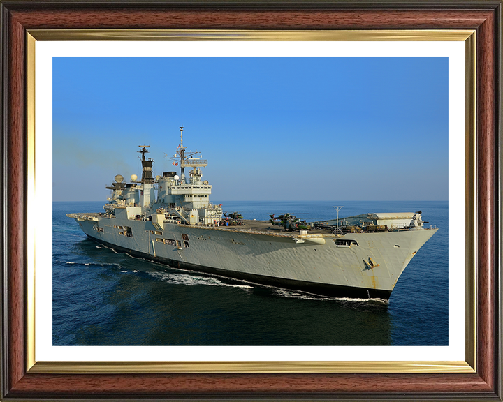 HMS Illustrious R06 | Photo Print | Framed Print | Invincible Class | Aircraft Carrier | Royal Navy Hampshire Prints