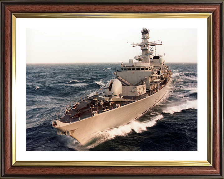 HMS Argyll (F231) Photo Print - At Sea 2002 - Royal Navy Type 23 Frigate Posters, Prints, & Visual Artwork Hampshire Prints 10 x 8 Classic Frame Yes