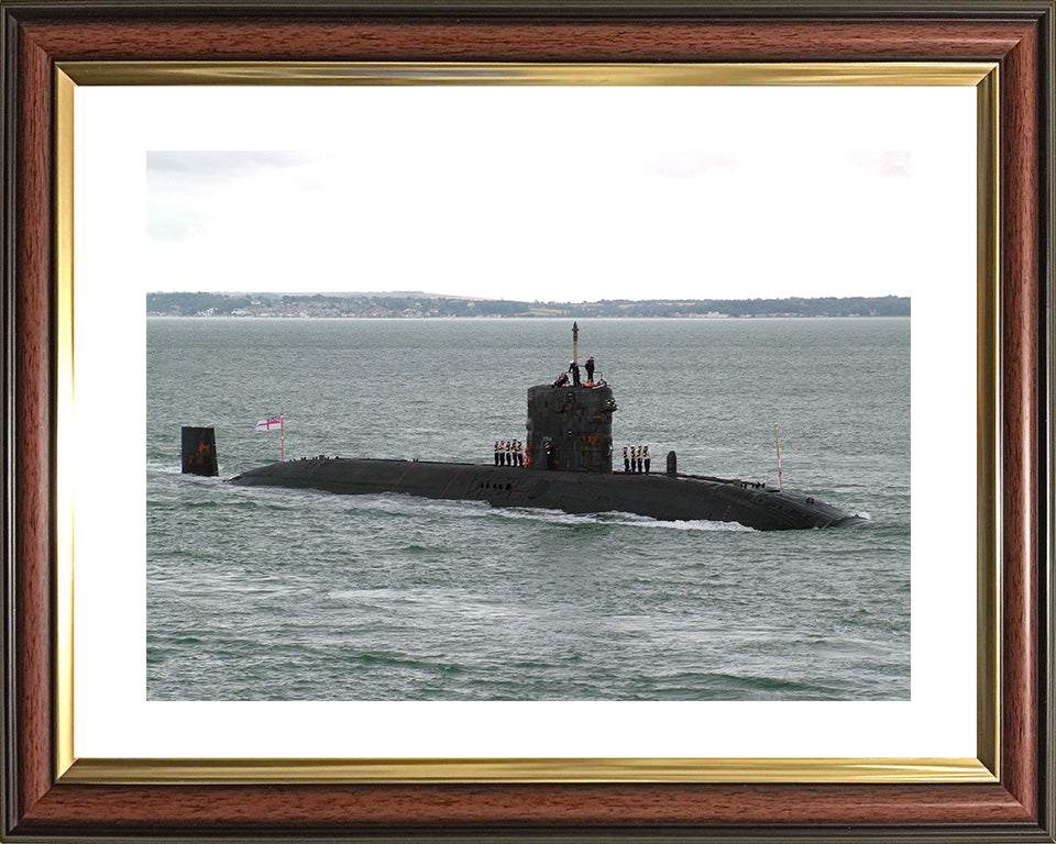 HMS Trafalgar S107 Royal Navy Trafalgar class Submarine Photo Print or Framed Print - Hampshire Prints