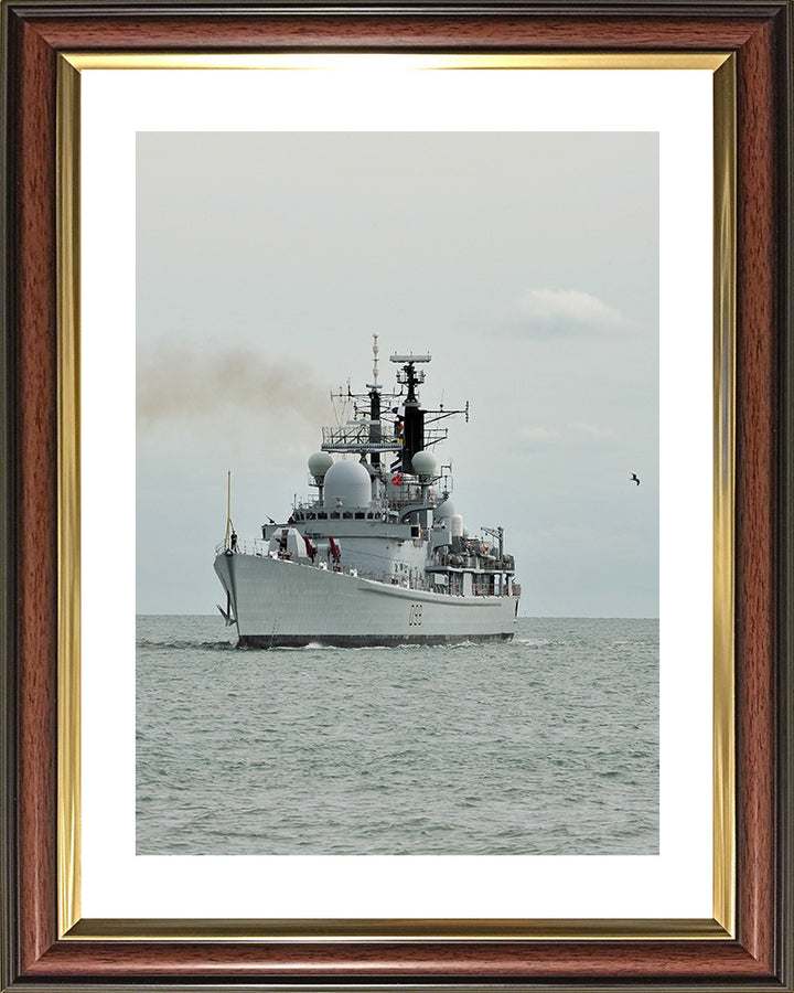 HMS York (D98) Photo Print - Underway - Royal Navy Type 42 Destroyer Hampshire Prints 10 x 8 Classic Frame Yes