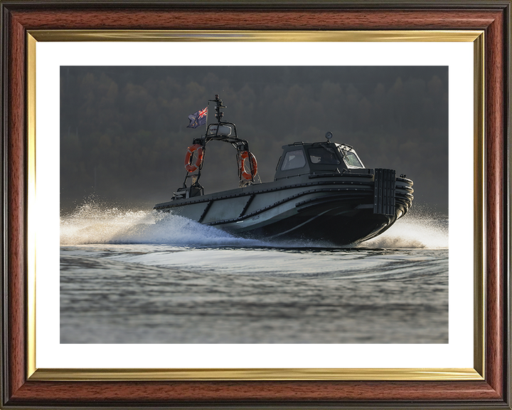 Royal Marines Combat Support Boat (CSB) Photo Print - 47 Commando Hampshire Prints 10 x 8 Classic Frame Yes