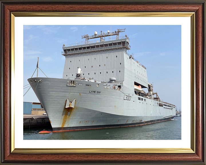 RFA Lyme Bay L3007 | Photo Print | Framed Print | Bay Class | Auxiliary Dock | Royal Fleet Auxiliary Hampshire Prints