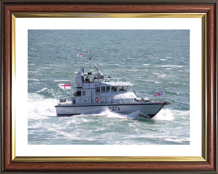 HMS Pursuer P273 Royal Navy Archer Class P2000 Patrol Vessel Photo Print or Framed Photo Print - Hampshire Prints