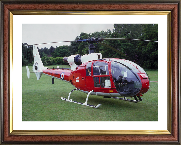 Gazelle Helicopter on the Ground Photo Print - Royal Navy Aircraft Posters, Prints, & Visual Artwork Hampshire Prints 10 x 8 Classic Frame Yes