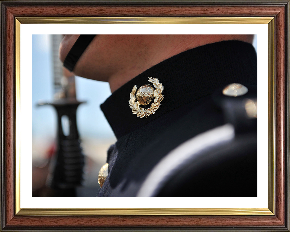 Royal Marine Commando number one uniform closeup Photo Print - Kings Squad Hampshire Prints 10 x 8 Classic Frame Yes