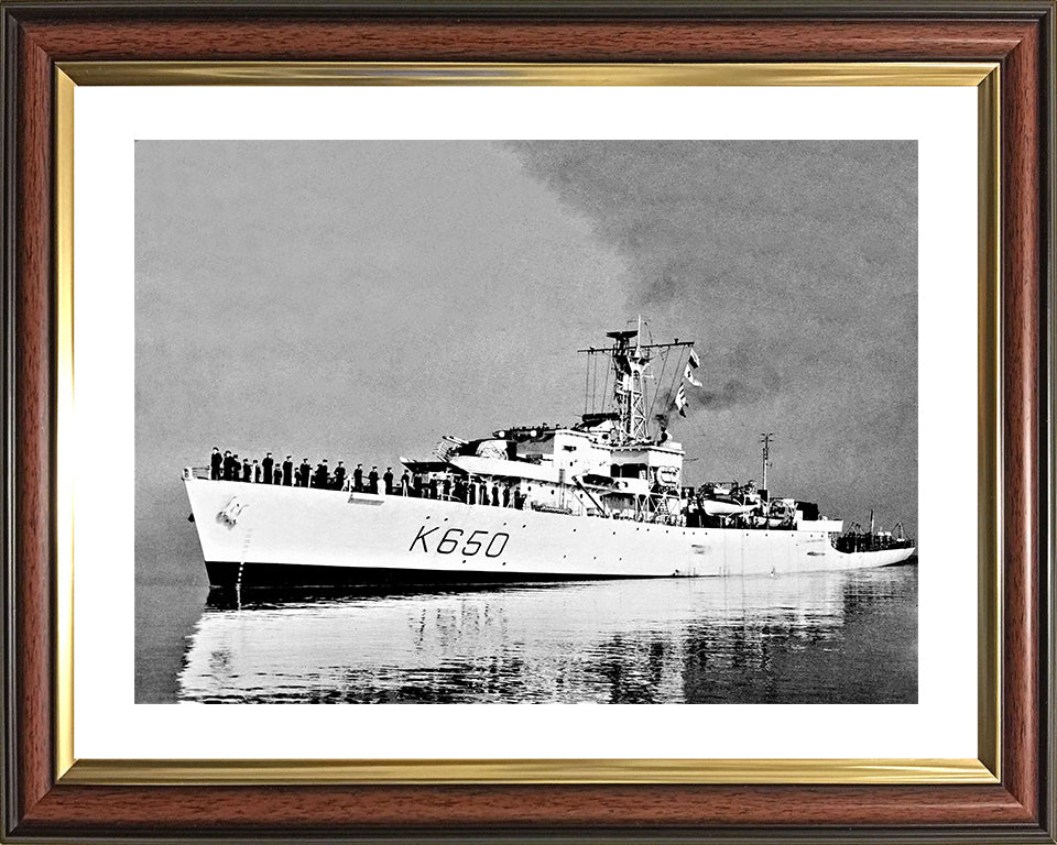 HMS Porlock Bay K650 Royal Navy Bay Class Frigate Photo Print or Framed Print - Hampshire Prints