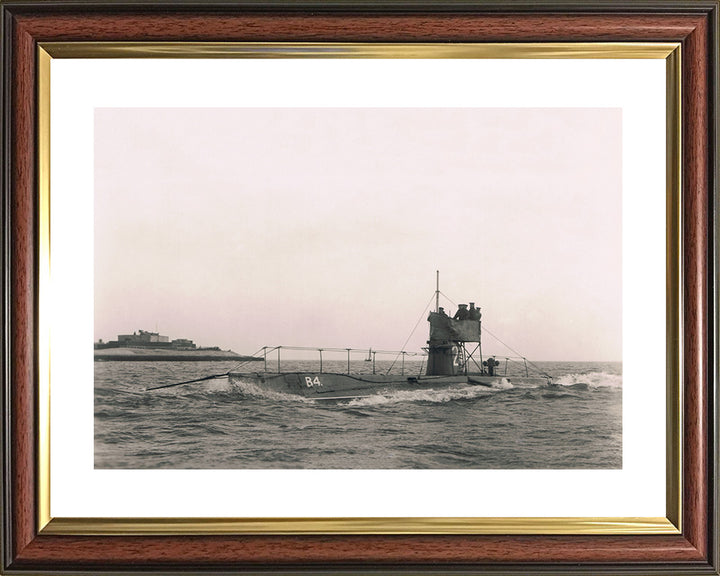 HMS B4 Royal Navy B class submarine Photo Print or Framed Print - Hampshire Prints