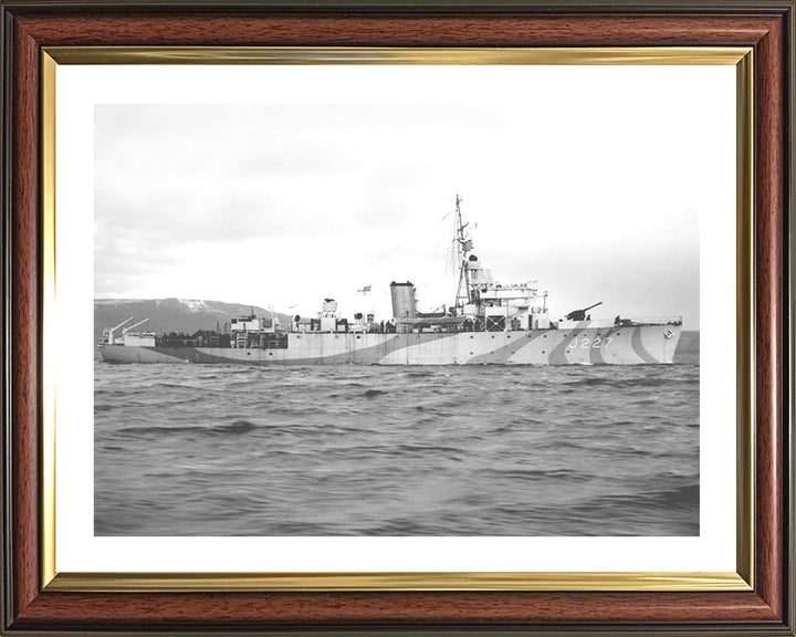 HMS Mutine J227 Royal Navy Algerine class minesweeper Photo Print or Framed Print - Hampshire Prints