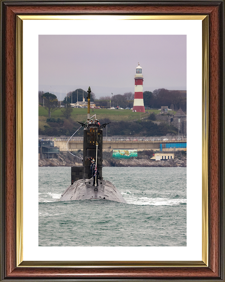 HMS Triumph (S93) Photo Print - Devonport 2024 - Royal Navy Trafalgar Class Submarine