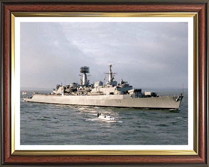 HMS Glamorgan D19 Royal Navy County class Destroyer Photo Print or Framed Print - Hampshire Prints