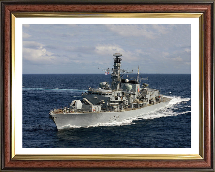 HMS Iron Duke F234 Royal Navy Type 23 frigate Photo Print or Framed Print - Hampshire Prints