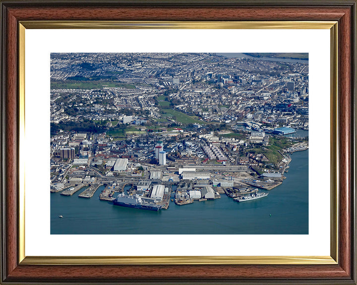 HMNB Plymouth (Devonport) Aerial Photo Print or Framed Photo Print - Hampshire Prints