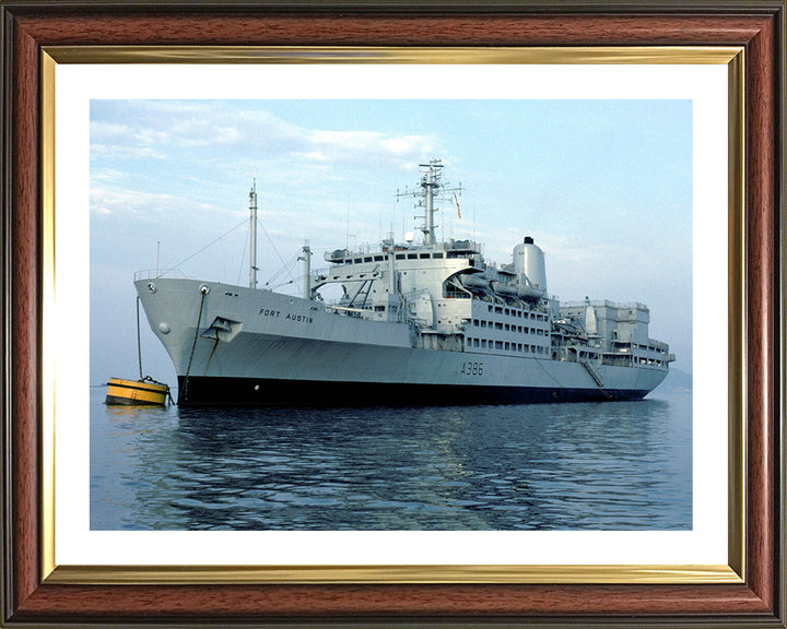 RFA Fort Austin A386 | Photo Print | Framed Print | Fort Rosalie Class | Royal Fleet Auxiliary Hampshire Prints