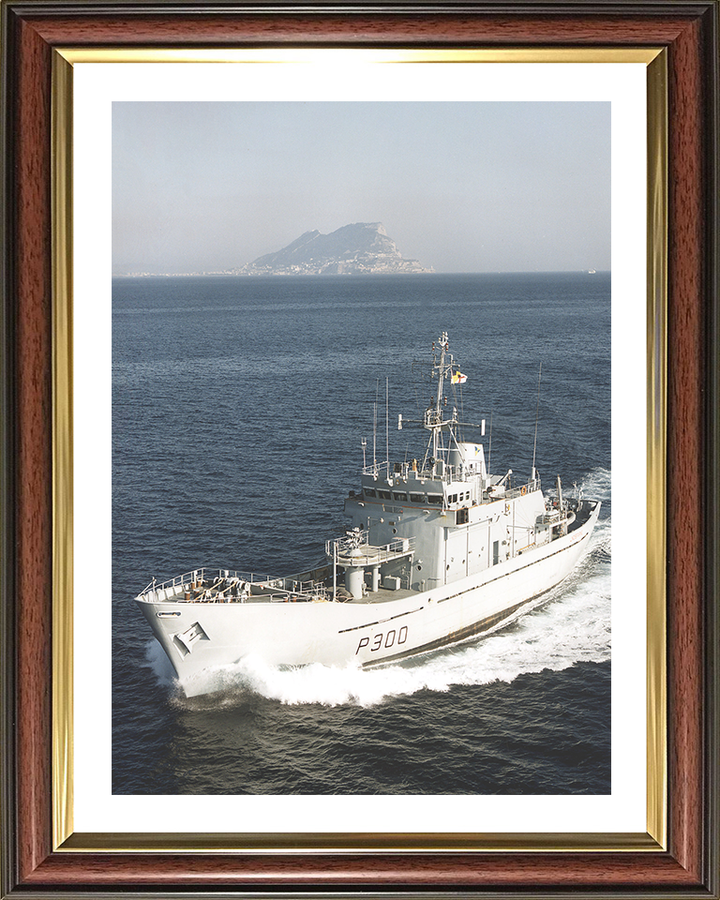 HMS Lindisfarne (P300) Photo Print - Gibraltar - Royal Navy Island Class Patrol Vessel
