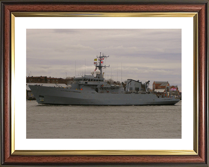 HMS Roebuck H130 | Photo Print | Framed Print | Coastal Survey Vessel | Royal Navy Hampshire Prints