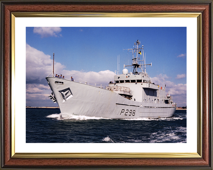 HMS Shetland (P298) Photo Print - At Sea - Royal Navy Island Class Patrol Vessel