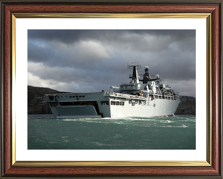 HMS Bulwark (L15) Photo Print - EX Joint Warrior 2008 - Royal Navy Albion Class Amphibious Ship Posters, Prints, & Visual Artwork Hampshire Prints 10 x 8 Classic Frame Yes