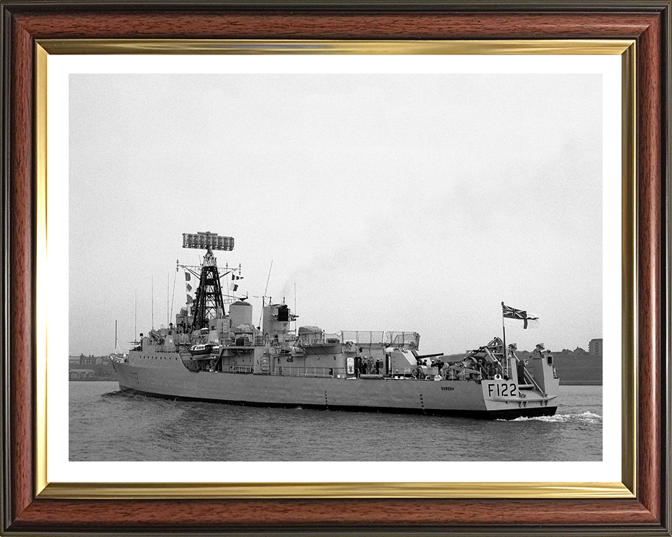 HMS Gurkha F122 Royal Navy Tribal class frigate Photo Print or Framed Print - Hampshire Prints