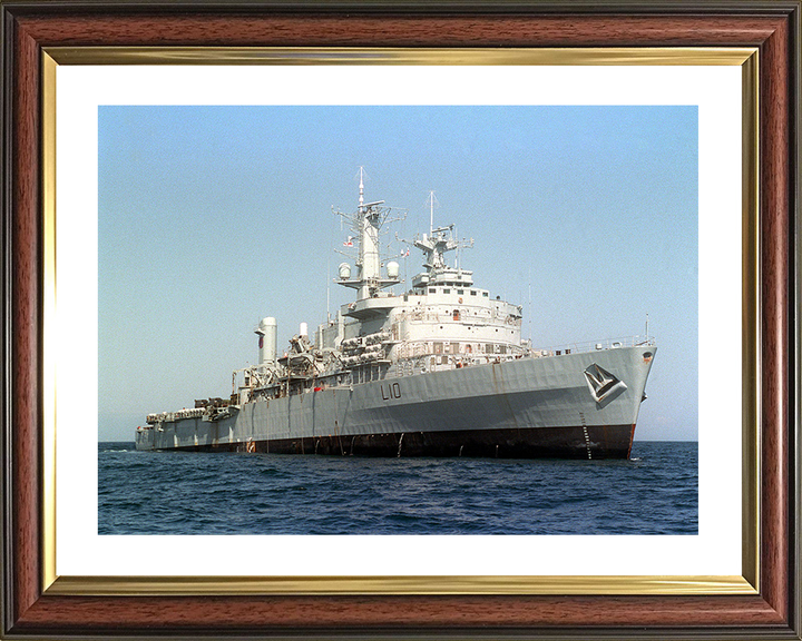 HMS Fearless (L10) Photo Print - Gibraltar 2000 - Royal Navy Fearless Class Landing Platform Dock