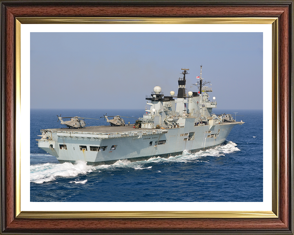 HMS Illustrious R06 | Photo Print | Framed Print | Invincible Class | Aircraft Carrier | Royal Navy Hampshire Prints