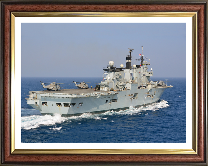 HMS Illustrious R06 | Photo Print | Framed Print | Invincible Class | Aircraft Carrier | Royal Navy Hampshire Prints