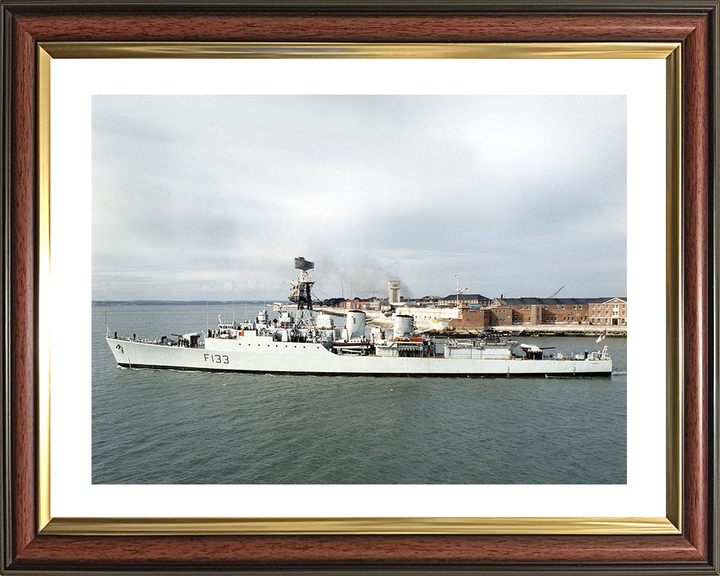 HMS Tartar (F133) Photo Print - Leaving Portsmouth - Royal Navy Tribal Class Frigate