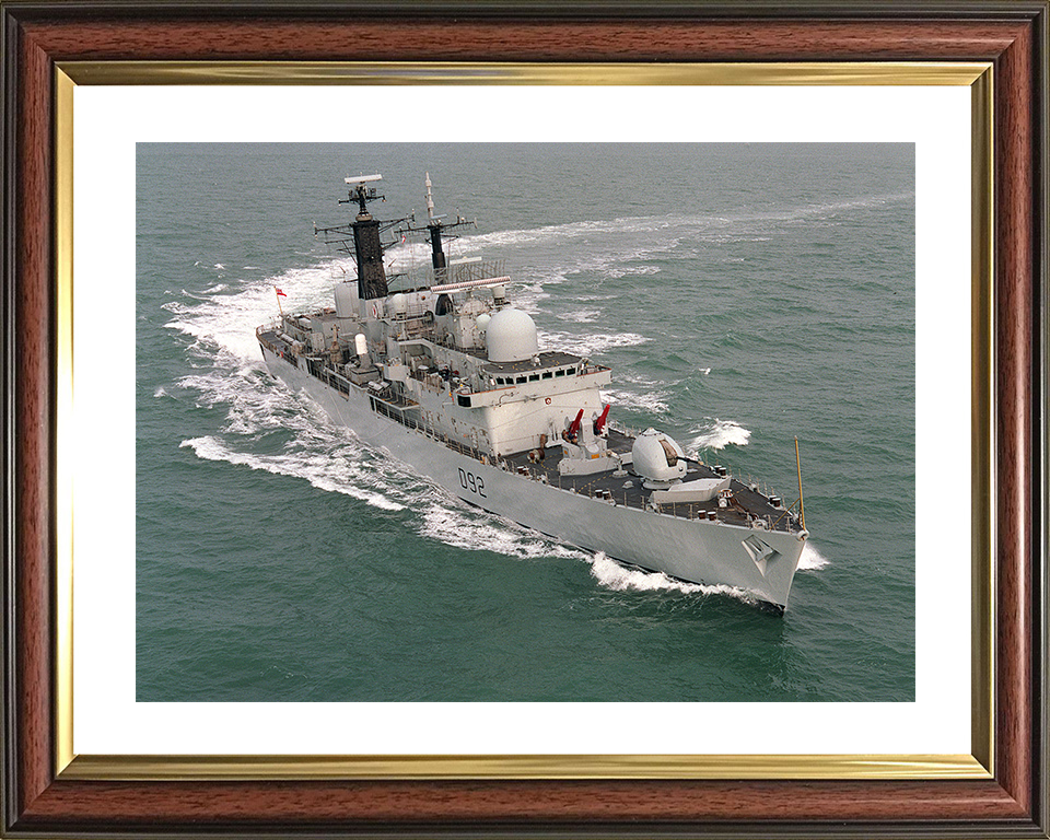 HMS Liverpool (D92) Photo Print - At Sea 2001 - Royal Navy Type 42 Destroyer