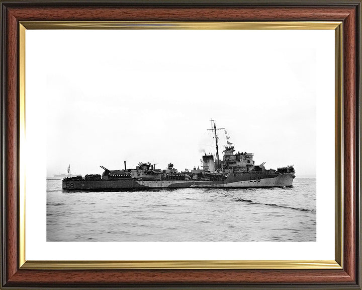 HMS Quantock L58 | Photo Print | Framed Print | Hunt Class | Destroyer | Royal Navy Hampshire Prints