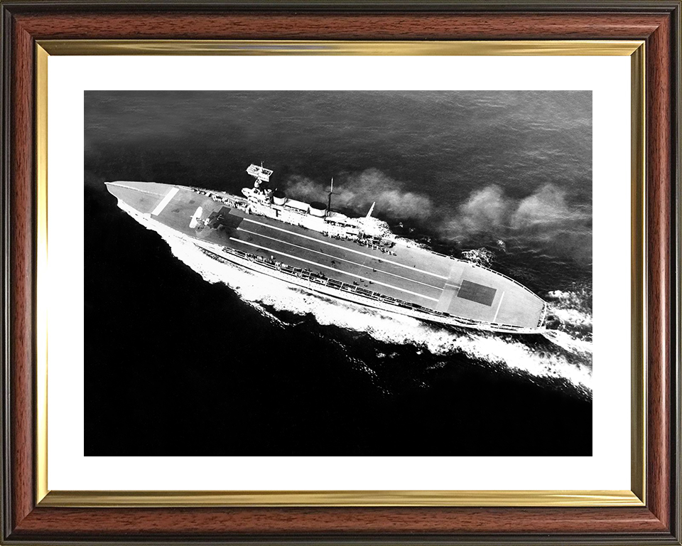 HMS Eagle (1918) Royal Navy Aircraft Carrier At Sea 1931 Photo Print Wall Art Decor Posters, Prints, & Visual Artwork Hampshire Prints 10 x 8 Classic Frame Yes