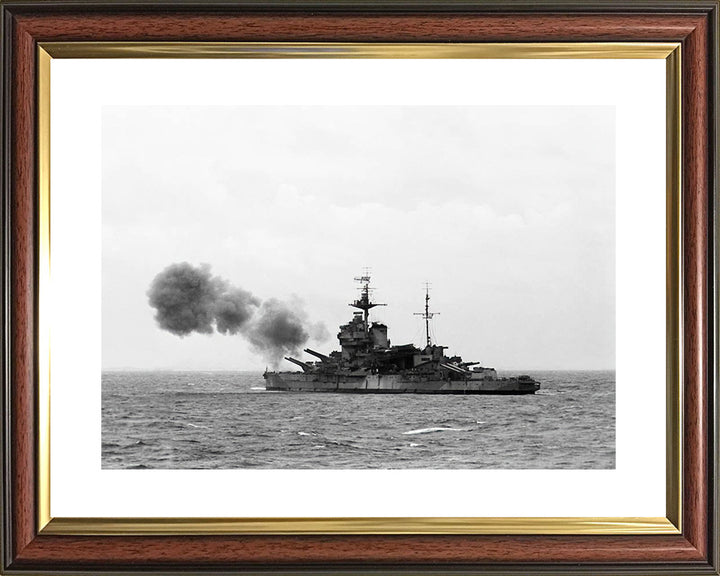 HMS Warspite (03) Royal Navy Queen Elizabeth class battleship Photo Print or Framed Print - Hampshire Prints