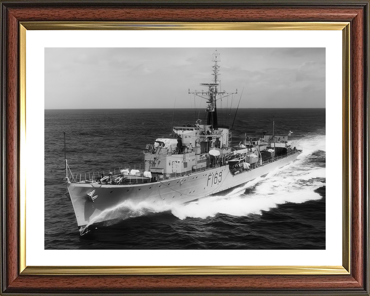 HMS Paladin (F169) Photo Print - At Sea - Royal Navy Type 16 Frigate Hampshire Prints 10 x 8 Classic Frame Yes