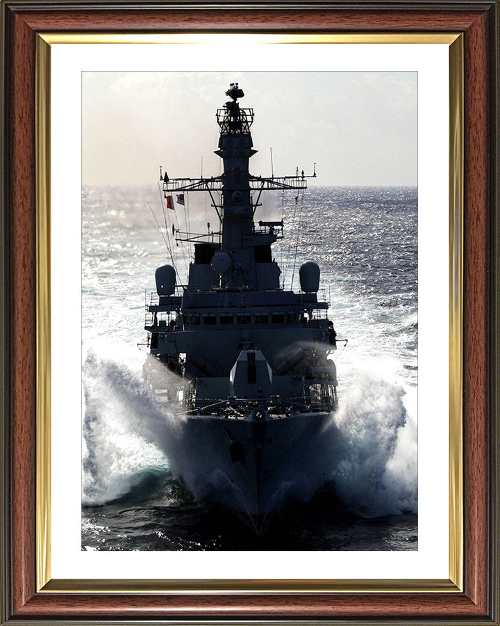 HMS Marlborough F233 Royal Navy type 23 Frigate Photo Print or Framed Print - Hampshire Prints