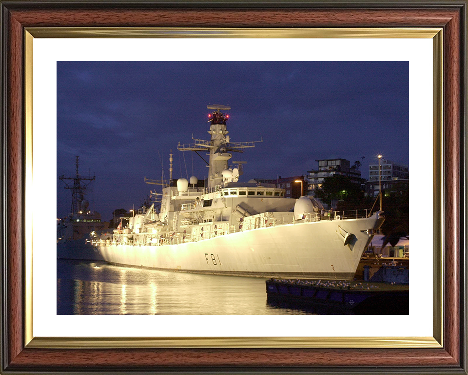 HMS Sutherland (F81) Photo Print - Sydney 2000 - Royal Navy Type 23 Frigate