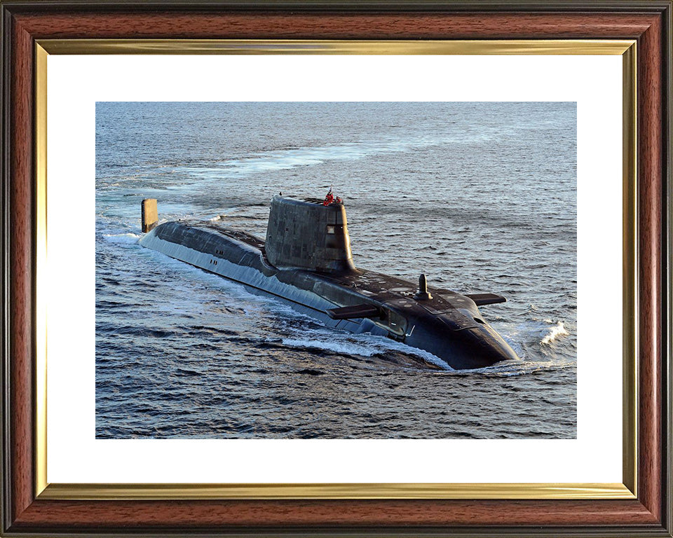 HMS Ambush S120 Submarine | Photo Print | Framed Print | Astute Class | Royal Navy Hampshire Prints