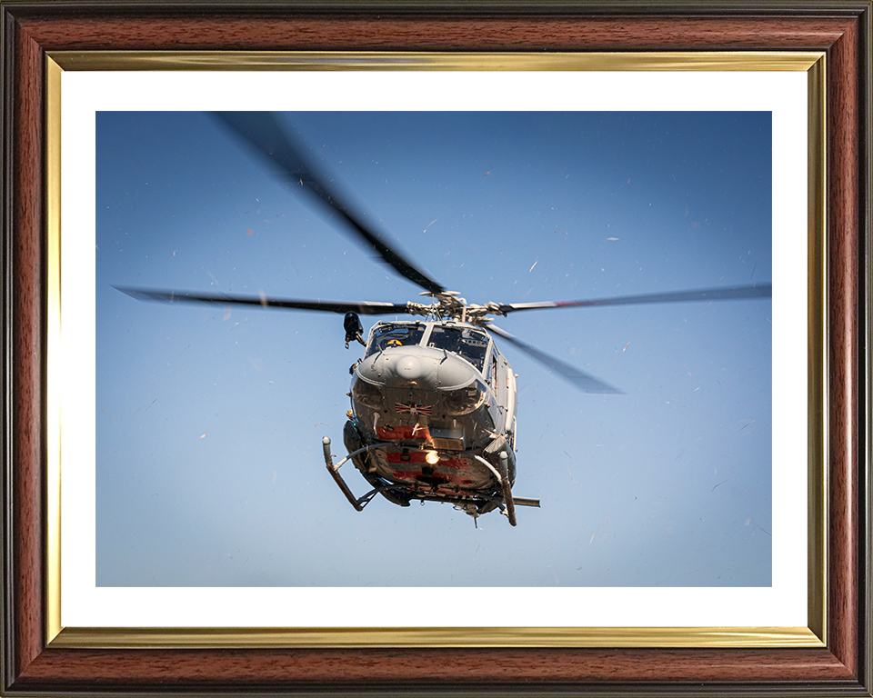 RAF Griffin HA2 Helicopter in flight Photo Print - Royal Air Force Aircraft Hampshire Prints