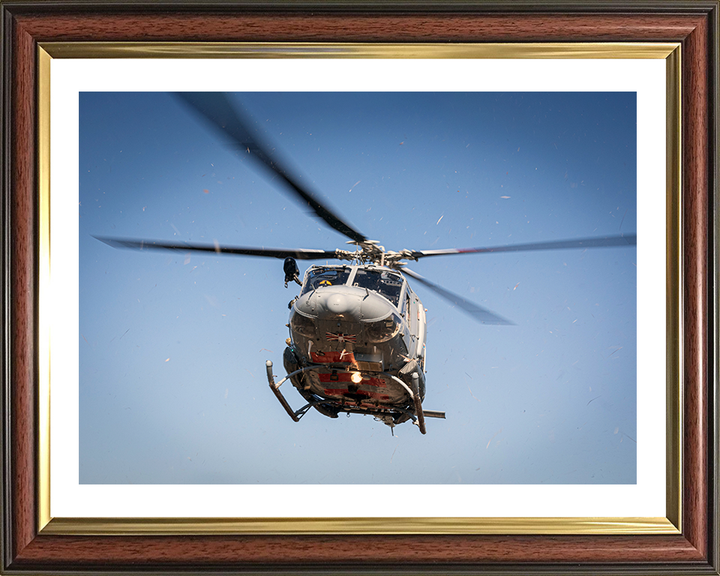 RAF Griffin HA2 Helicopter in flight Photo Print - Royal Air Force Aircraft Hampshire Prints