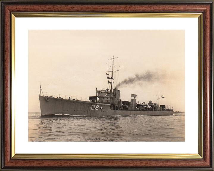 HMS Tyrian D84 | Photo Print | Framed Print | Poster | S Class | Destroyer | Royal Navy Hampshire Prints