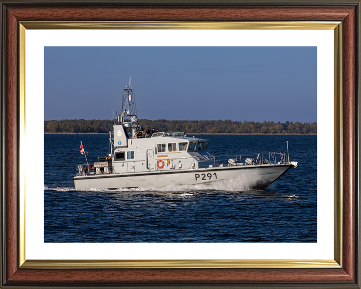 HMS Puncher (P291) Photo Print - At Sea 2025 - Royal Navy Archer Class P2000 Patrol Vessel Hampshire Prints 10 x 8 Classic Frame Yes