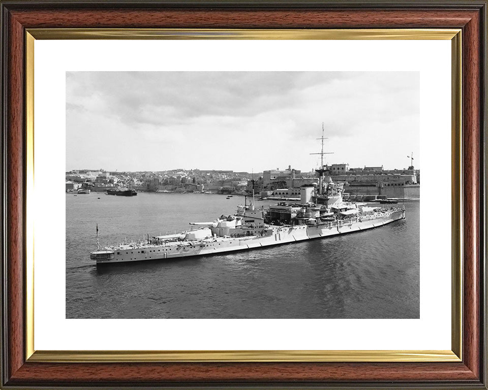 HMS Warspite (03) Royal Navy Queen Elizabeth class battleship Photo Print or Framed Print - Hampshire Prints
