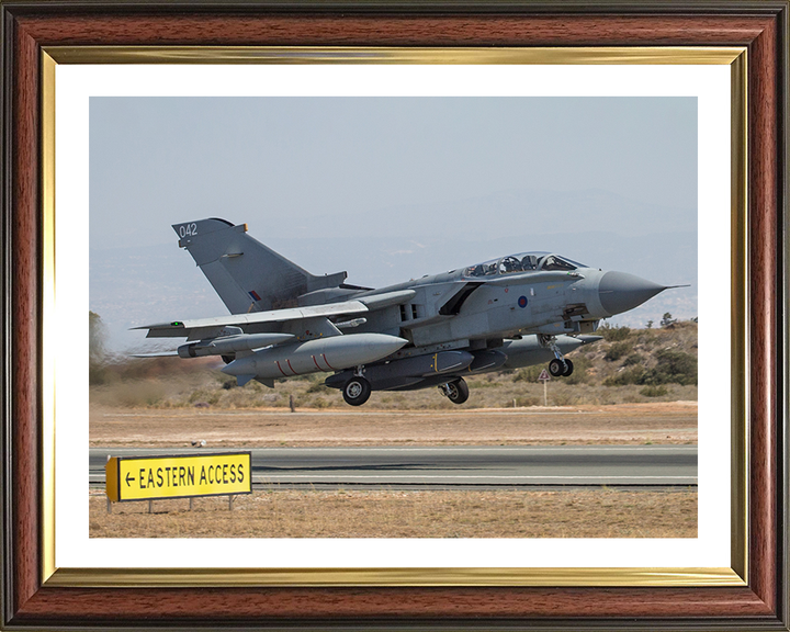 RAF Tornado GR4 903 Expeditionary Air Wing Photo Print - Royal Air Force Aircraft Hampshire Prints 10 x 8 Classic Frame Yes