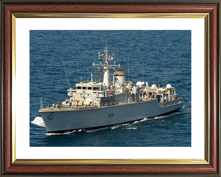 HMS Atherstone M38 Royal Navy Hunt class mine countermeasures vessel Photo Print or Framed Print - Hampshire Prints