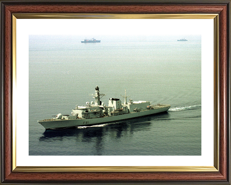 HMS Sutherland (F81) Photo Print - At Sea 2000 - Royal Navy Type 23 Frigate