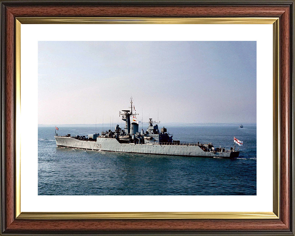 HMS Rhyl F129 | Photo Print | Framed Print | Poster | Rothesay Class | Frigate | Royal Navy Hampshire Prints