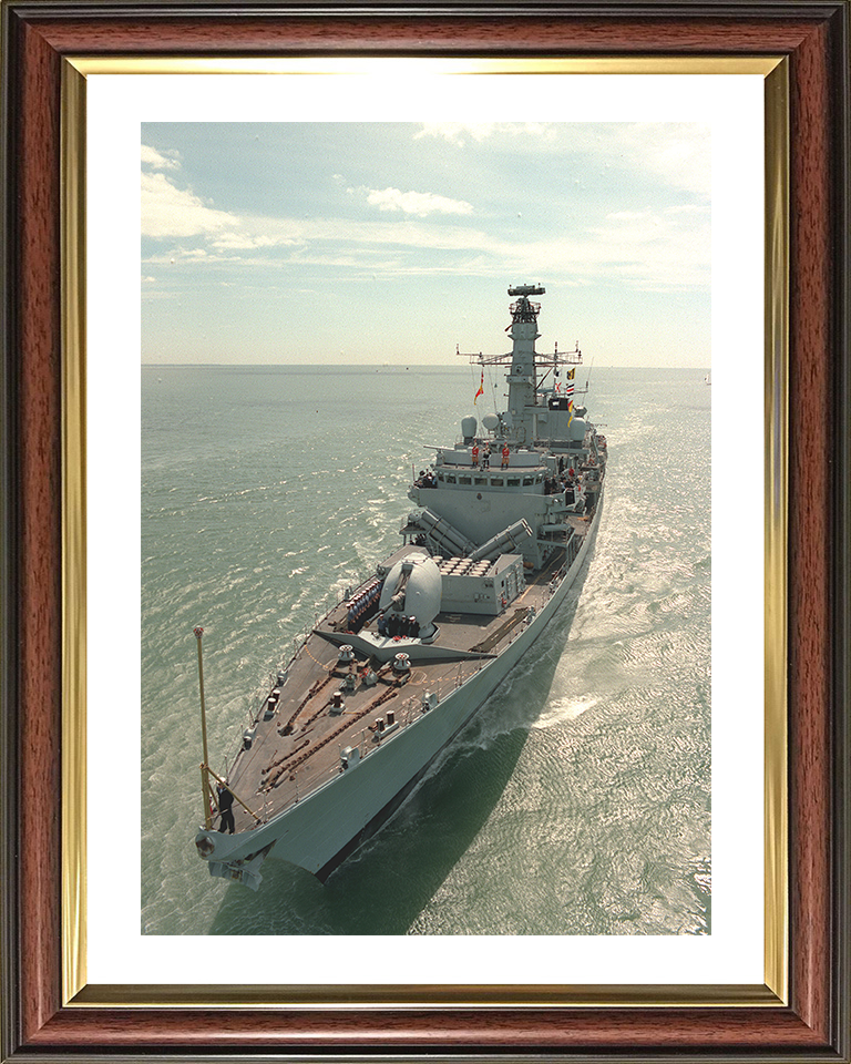 HMS Westminster (F237) Photo Print - Homecoming 2001 - Royal Navy Type 23 Frigate