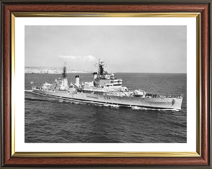 HMS Lion C34 Royal Navy Tiger class cruiser Photo Print or Framed Print - Hampshire Prints