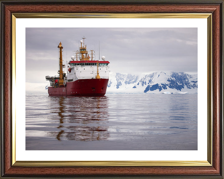 HMS Protector (A173) Photo Print - Starboard Bow - Royal Navy Ice Patrol Vessel Hampshire Prints 10 x 8 Classic Frame Yes