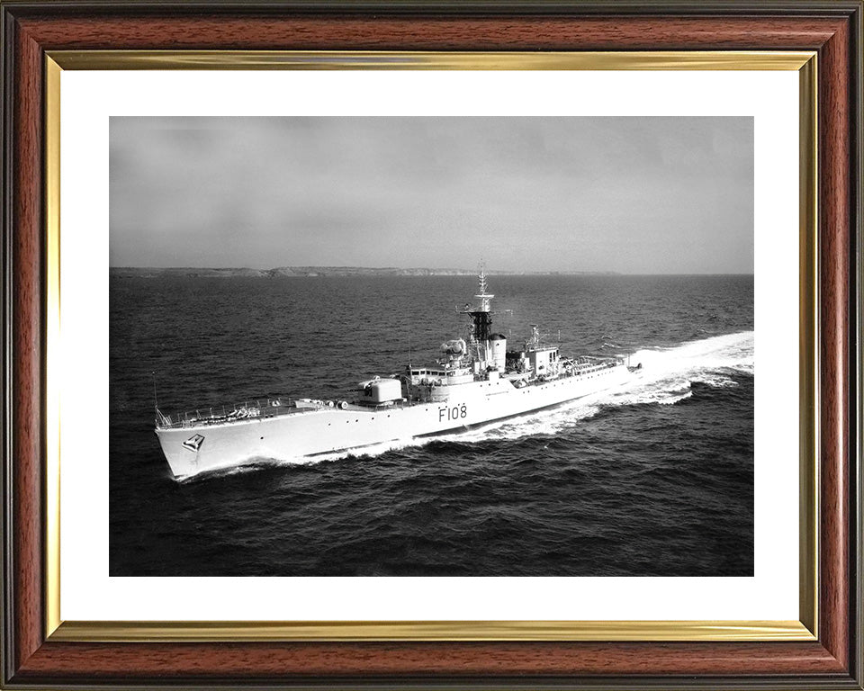 HMS Londonderry F108 Royal Navy Rothesay class frigate Photo Print or Framed Print - Hampshire Prints