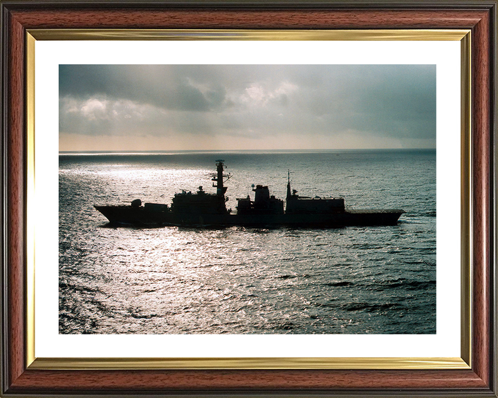 HMS Portland (F79) Photo Print - Silhouette 2001 - Royal Navy Type 23 Frigate
